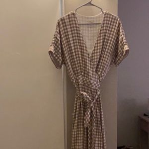 Urban Outfitters Gingham Wrap Dress